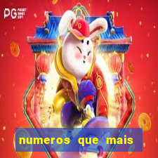 numeros que mais saem no minas cap